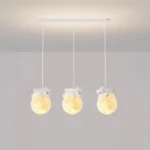 Modern Minimalist LED Chandelier Children's Rooms Bedrooms Bedside Aisles Balconies Pendant Lamp Creative Study Bear Decor Light 1