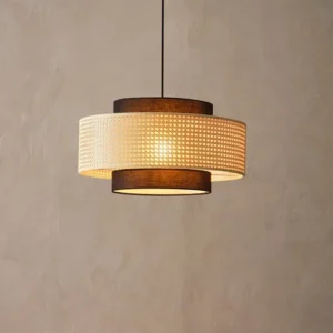 Modern Handmade Woven Rattan Chandeliers Living Room Restaurant Kitchen Tea Led Pendant Lamp Bamboo Decor Lighting Fixtures 1