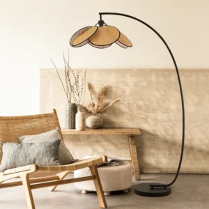 Knitting Rattan LED Lighting Floor Lamps Nightlight Home Decor Living Room Stand Light Bedside Lamp for Bedroom Free Shipping 1