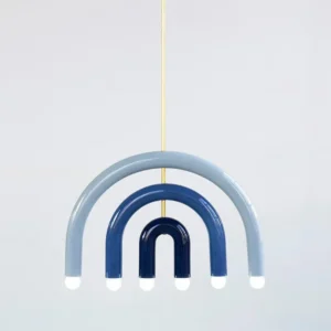 Nordic Creative U-shaped Rainbow Master Bedroom Pendant Lamp Modern Minimalist Living Room Children's Led Lighting Fixture 1