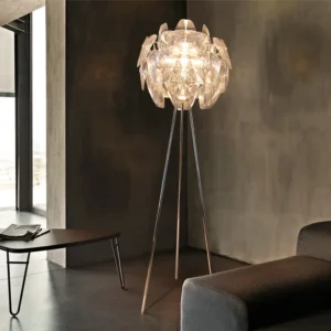 Modern PVC Shades E27 Led Floor Lamp Nordic Sofaside Creamy Style Floor Light Home Decor Lustre Lamp Indoor Lighting Fixtures 1