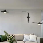 Nordic Modern Minimalist Wall Light Living Room Study Bedroom Bedside Reading Led Lamp Long Arm Adjustable Lighting Decoration 1