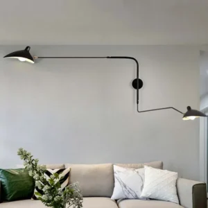 Nordic Modern Minimalist Wall Light Living Room Study Bedroom Bedside Reading Led Lamp Long Arm Adjustable Lighting Decoration 1