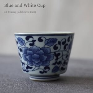 Blue and White